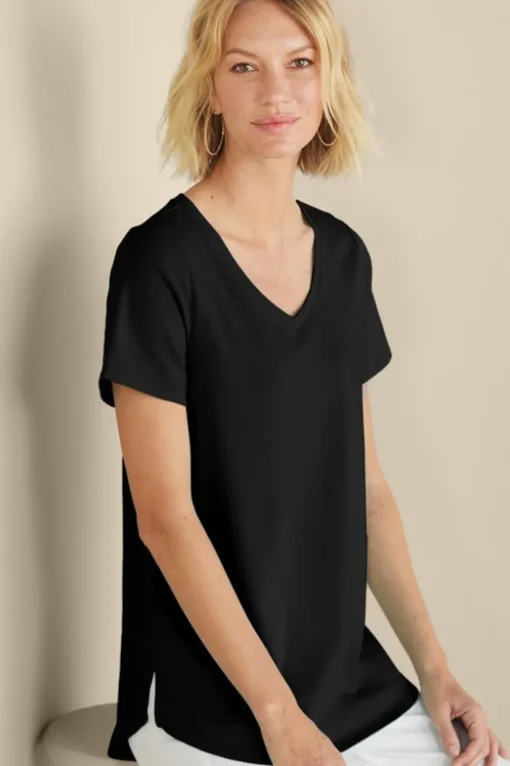 Soft Essential Supima Isabel Short Sleeve Tunic