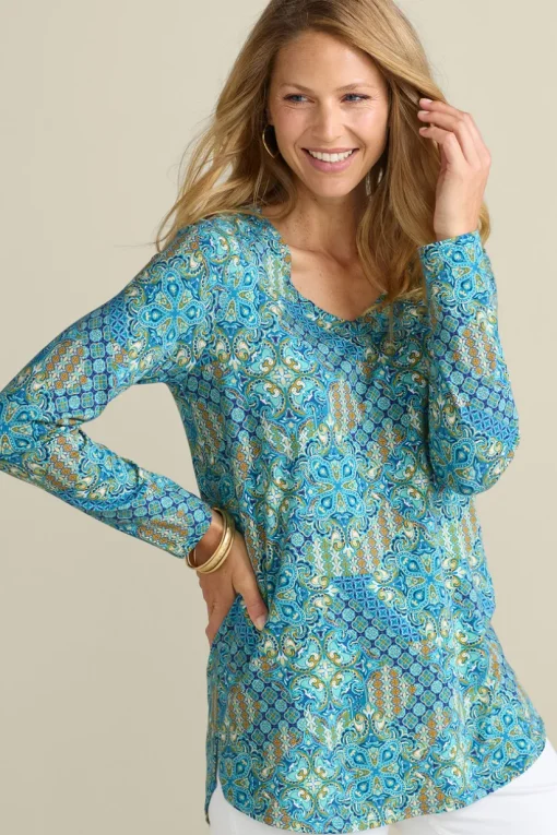 Soft Essential Supima Isabel Long Sleeve Tunic