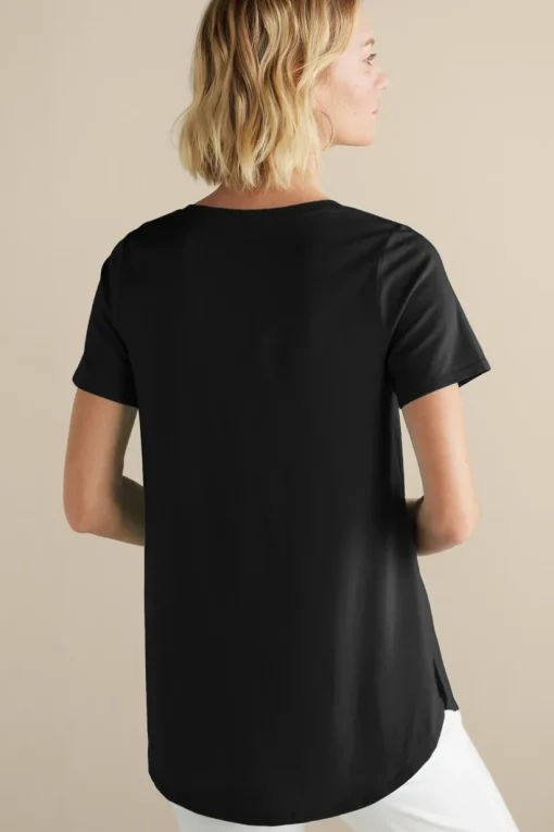 Soft Essential Supima Isabel Short Sleeve Tunic