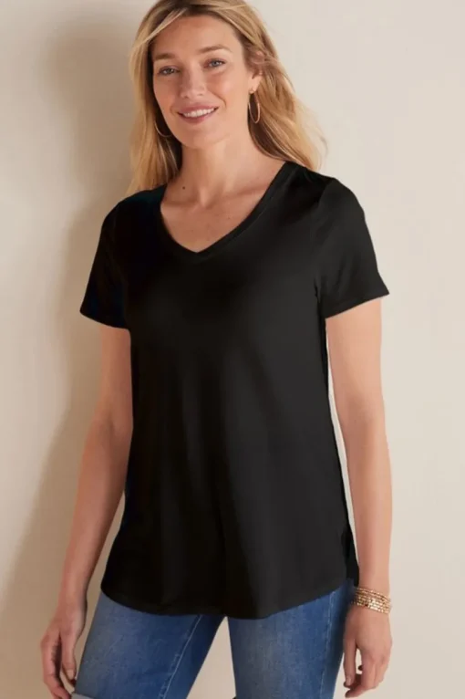 Soft Essential Supima Isabel Short Sleeve Tunic
