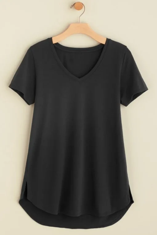 Soft Essential Supima Isabel Short Sleeve Tunic