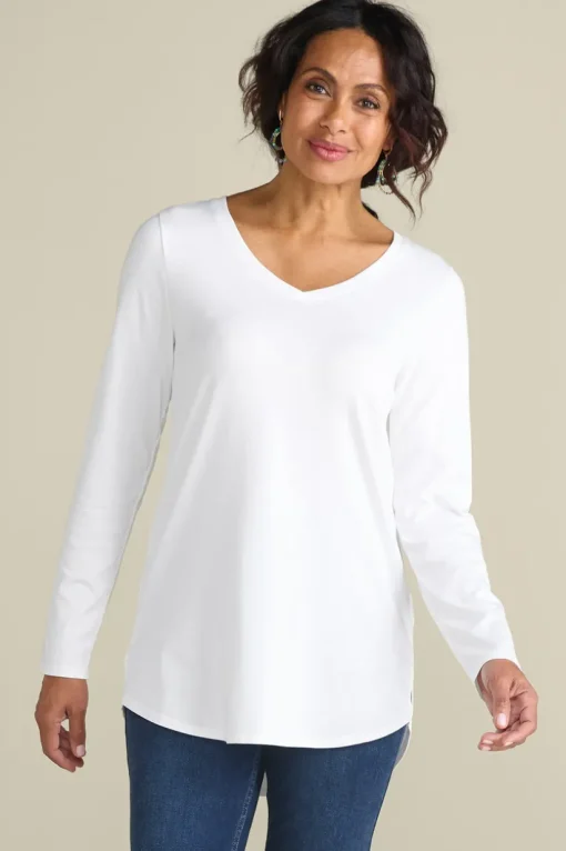 Soft Essential Supima Isabel Long Sleeve Tunic