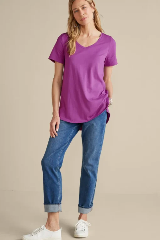 Soft Essential Supima Isabel Short Sleeve Tunic