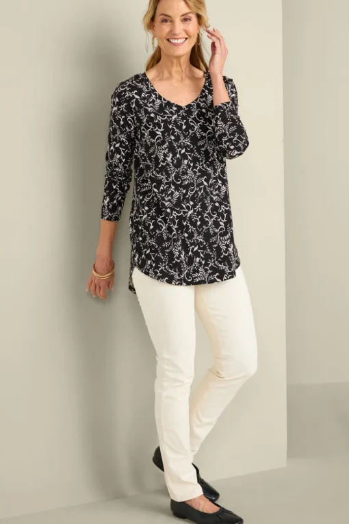 Soft Essential Supima Isabel Long Sleeve Tunic
