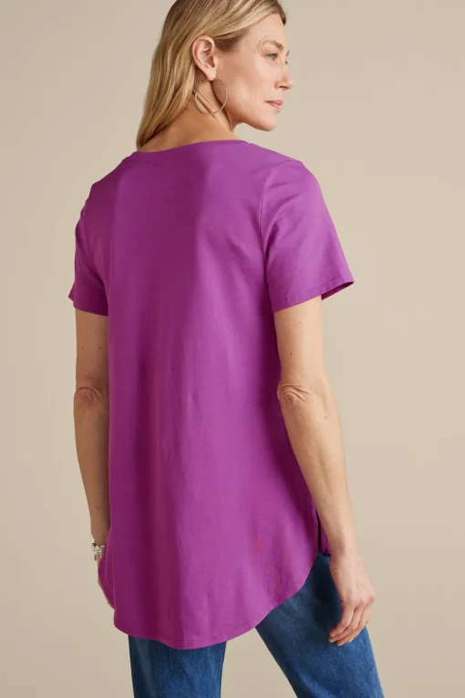 Soft Essential Supima Isabel Short Sleeve Tunic