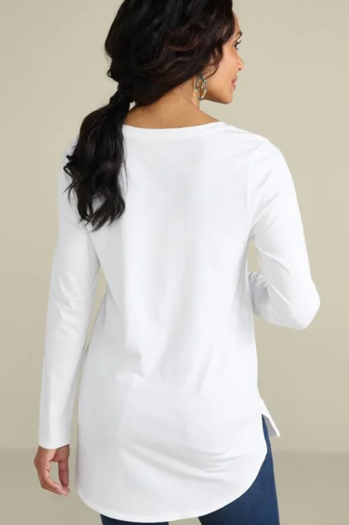 Soft Essential Supima Isabel Long Sleeve Tunic