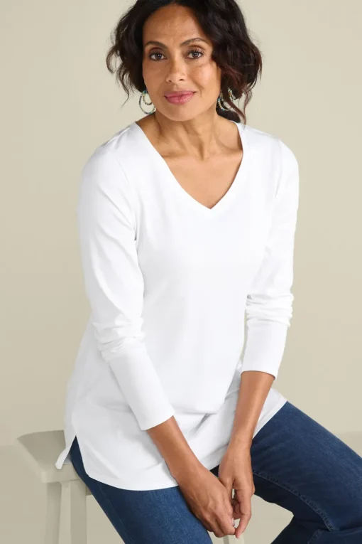 Soft Essential Supima Isabel Long Sleeve Tunic