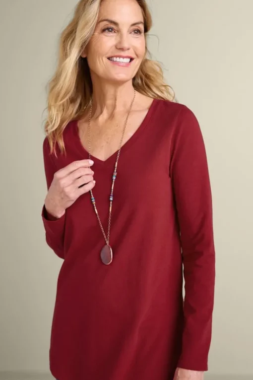 Soft Essential Supima Isabel Long Sleeve Tunic