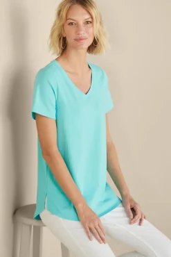 Soft Essential Supima Isabel Short Sleeve Tunic