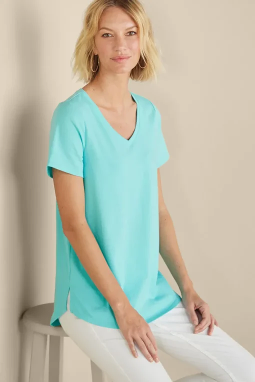 Soft Essential Supima Isabel Short Sleeve Tunic