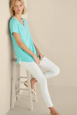 Soft Essential Supima Isabel Short Sleeve Tunic