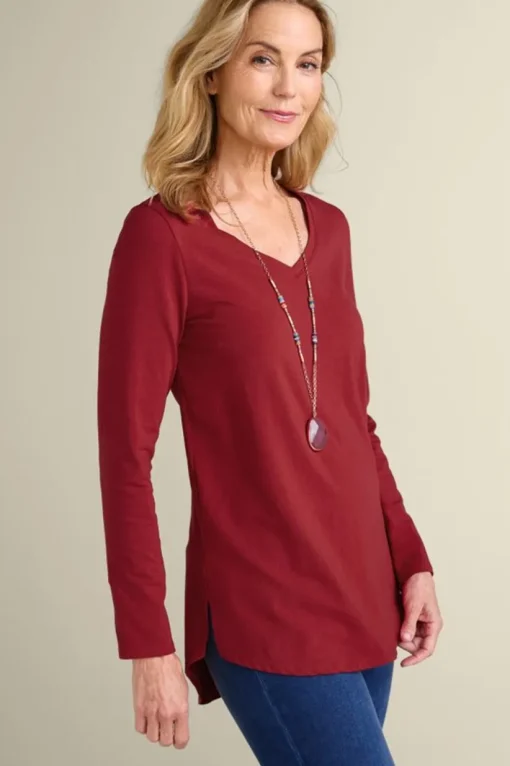 Soft Essential Supima Isabel Long Sleeve Tunic