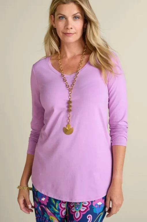 Soft Essential Supima Isabel Long Sleeve Tunic