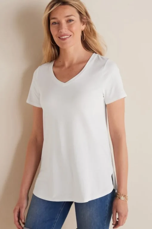 Soft Essential Supima Isabel Short Sleeve Tunic