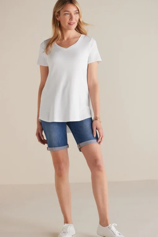 Soft Essential Supima Isabel Short Sleeve Tunic