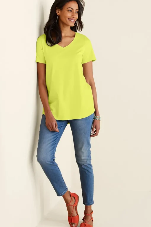 Soft Essential Supima Isabel Short Sleeve Tunic