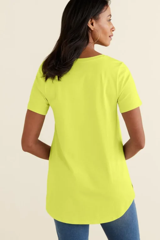 Soft Essential Supima Isabel Short Sleeve Tunic
