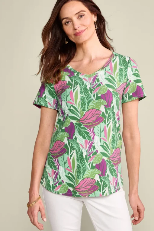 Soft Essential Supima Isabel Short Sleeve Tunic
