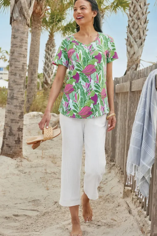 Soft Essential Supima Isabel Short Sleeve Tunic