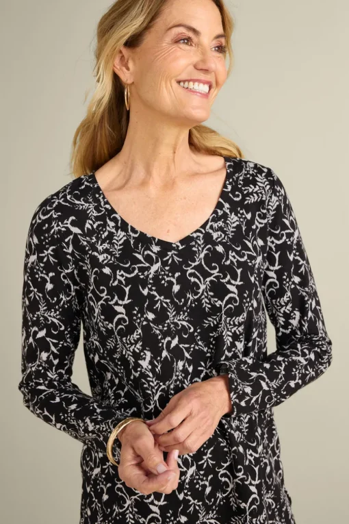 Soft Essential Supima Isabel Long Sleeve Tunic