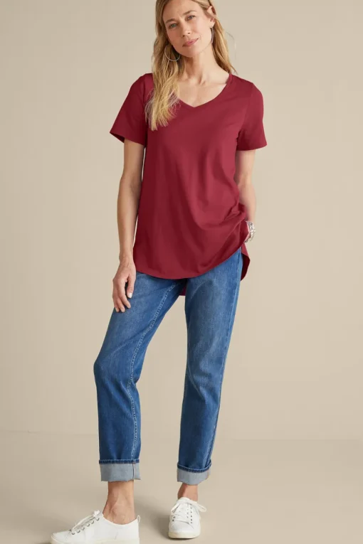 Soft Essential Supima Isabel Short Sleeve Tunic