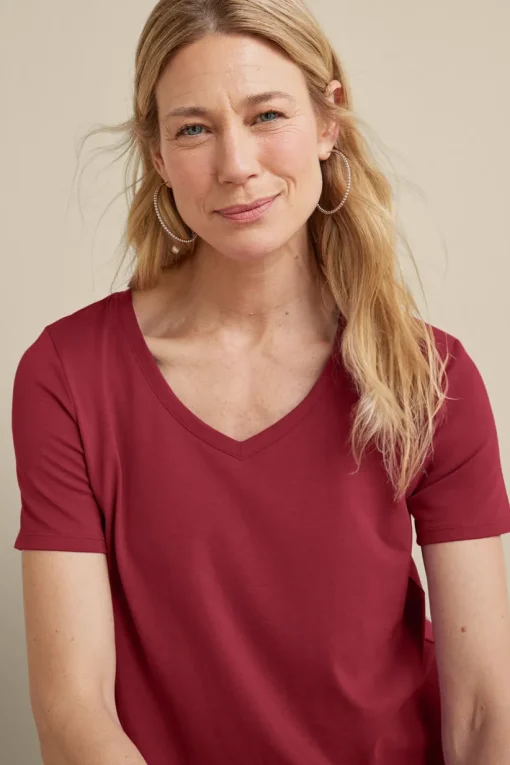 Soft Essential Supima Isabel Short Sleeve Tunic