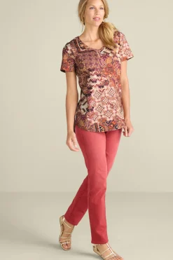 Soft Essential Supima Isabel Short Sleeve Tunic