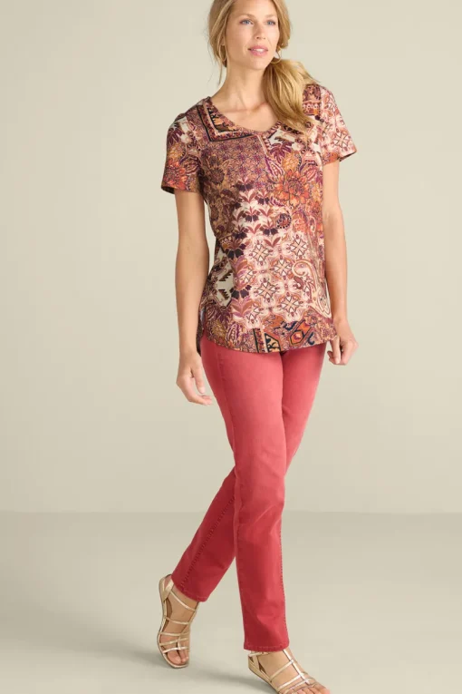 Soft Essential Supima Isabel Short Sleeve Tunic