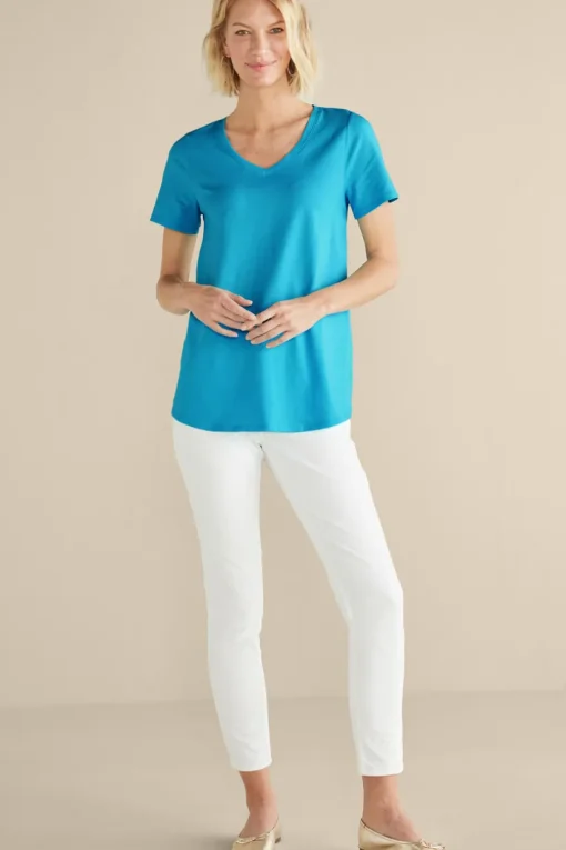 Soft Essential Supima Isabel Short Sleeve Tunic