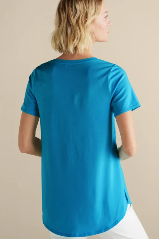 Soft Essential Supima Isabel Short Sleeve Tunic