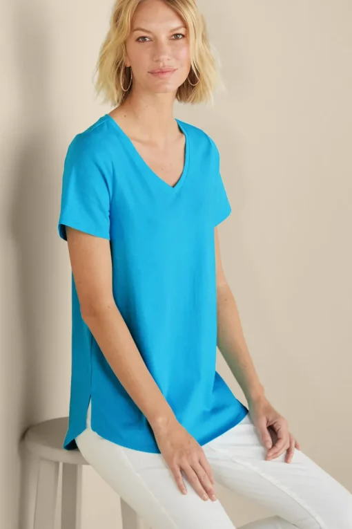 Soft Essential Supima Isabel Short Sleeve Tunic