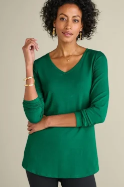 Soft Essential Supima Isabel Long Sleeve Tunic