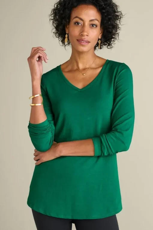 Soft Essential Supima Isabel Long Sleeve Tunic