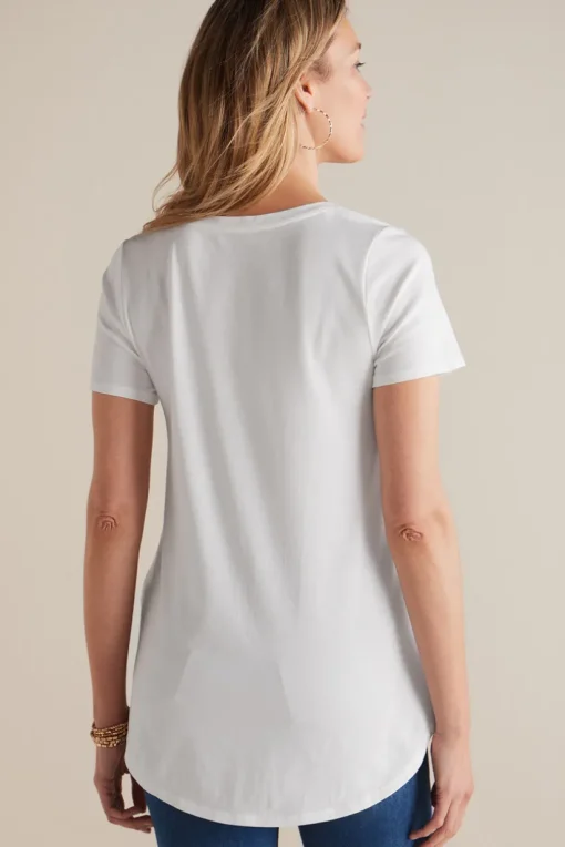 Soft Essential Supima Isabel Short Sleeve Tunic