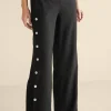 Sonoma Linen Blend Wide Leg Pants