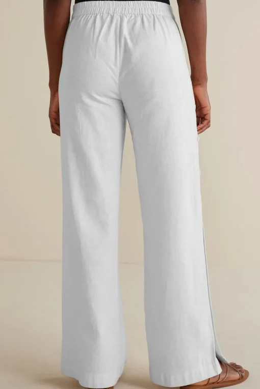 Sonoma Linen Blend Wide Leg Pants