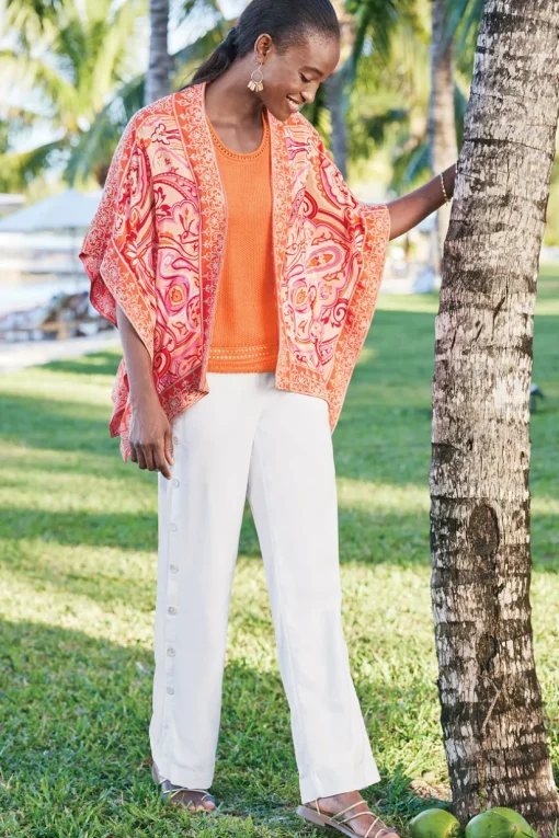 Sonoma Linen Blend Wide Leg Pants