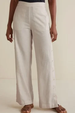 Sonoma Linen Blend Wide Leg Pants
