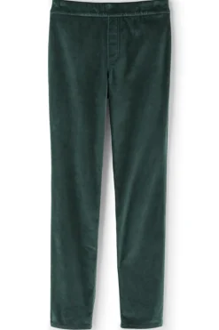 Sutton Velveteen Pull-On Slim Leg Pants
