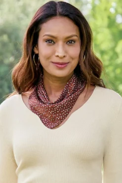 Sylvia Silk Square Scarf