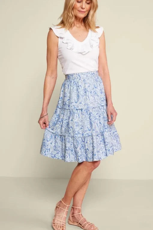 Talisa Linen Blend Skirt
