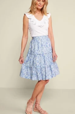 Talisa Linen Blend Skirt