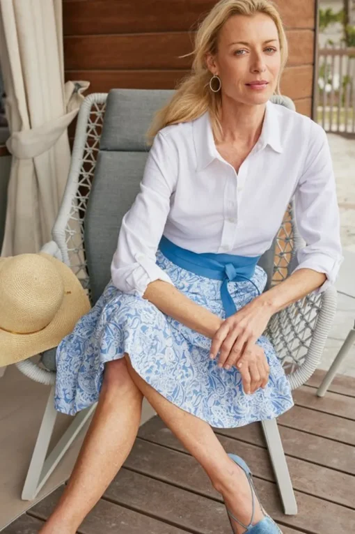 Talisa Linen Blend Skirt