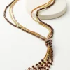 Taylor Beaded Tassel Necklace