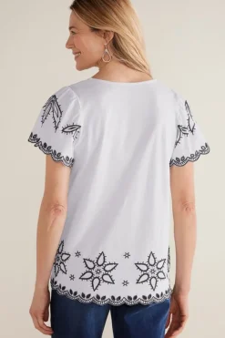 Teres Embroidered Tee