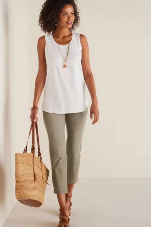 The Ultimate Denim Pull-On Crop