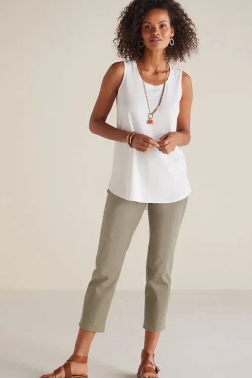 The Ultimate Denim Pull-On Crop