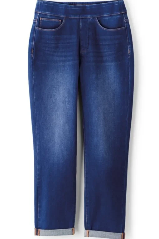 The Ultimate Denim Pull-On Crop