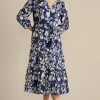Tilda Embroidered Midi Dress