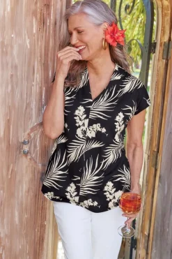 Twilight Luau Printed Tunic
